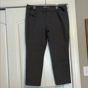 Old Navy Charcoal Pixie Pant Trousers